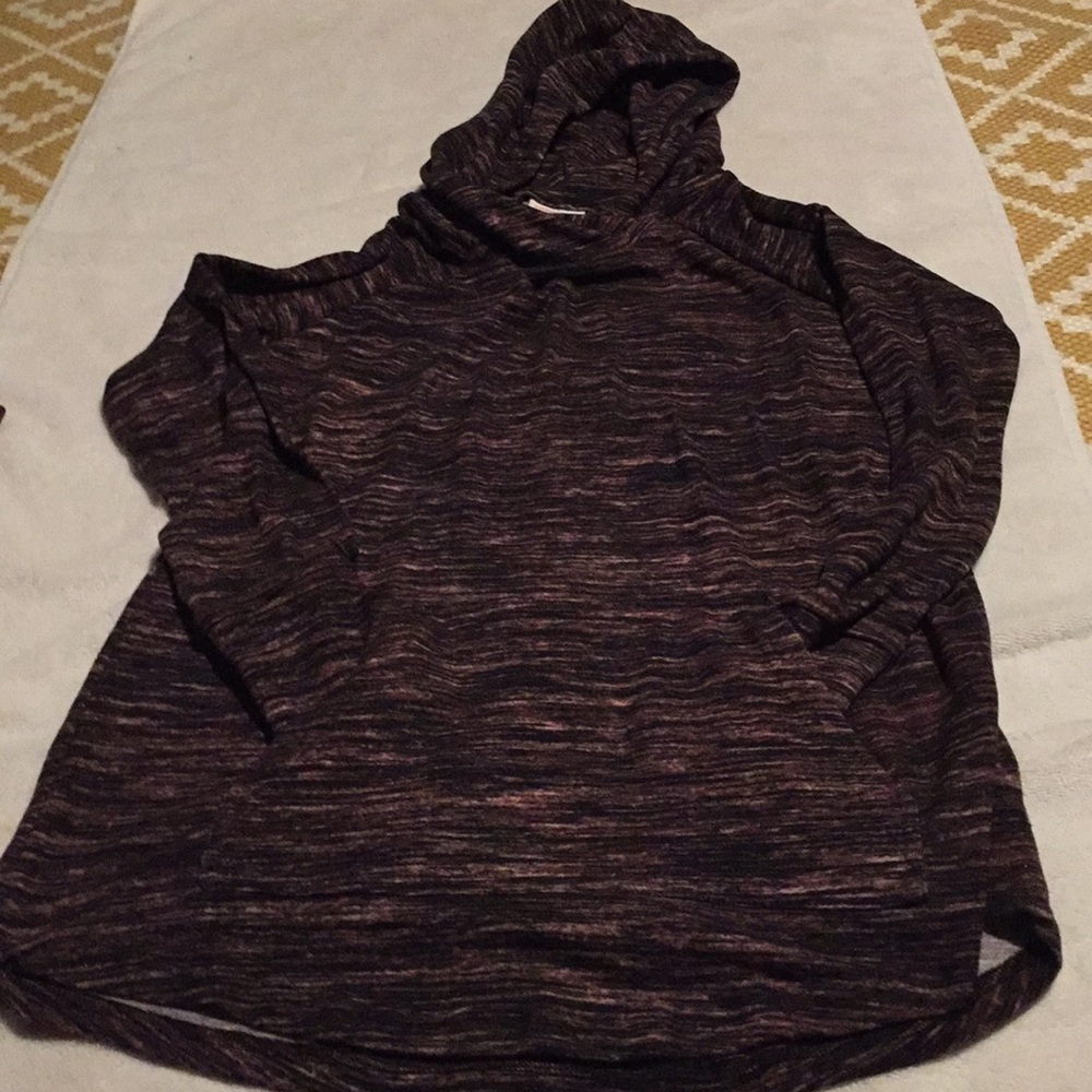Lularoe Sz M Pullover Pink & Black
